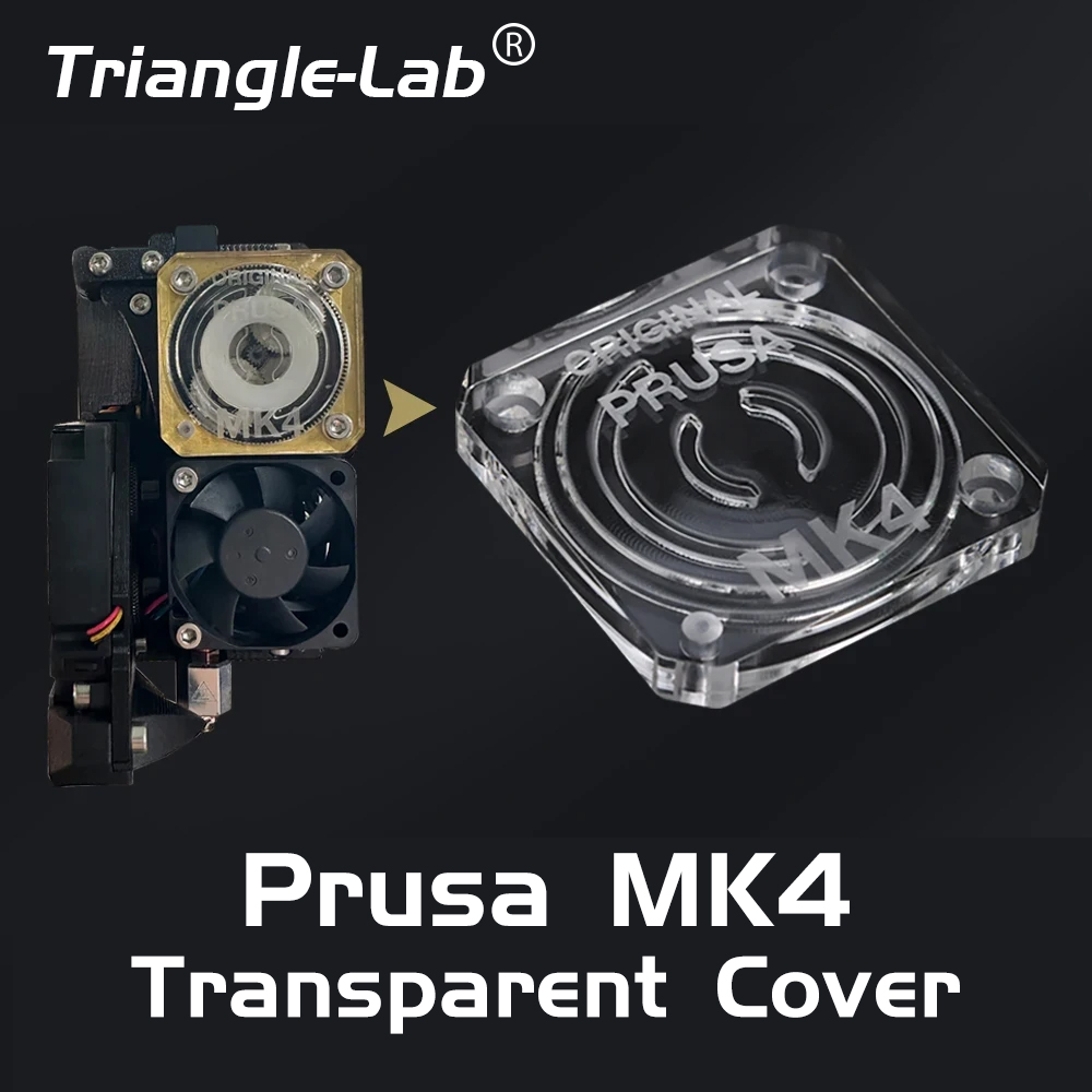 3D Printing Housing - Trianglelab Transparent Gearbox Cover for Prusa
