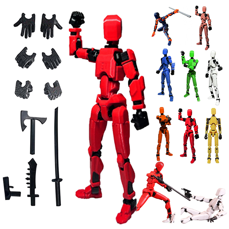 3D Printing Mockup - 1PCS 13 Joints Figure Articulate Movable
