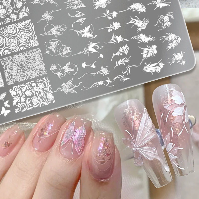 3D Printing Stainless Steel - BORN PRETTY Leaves Flower Nail Art