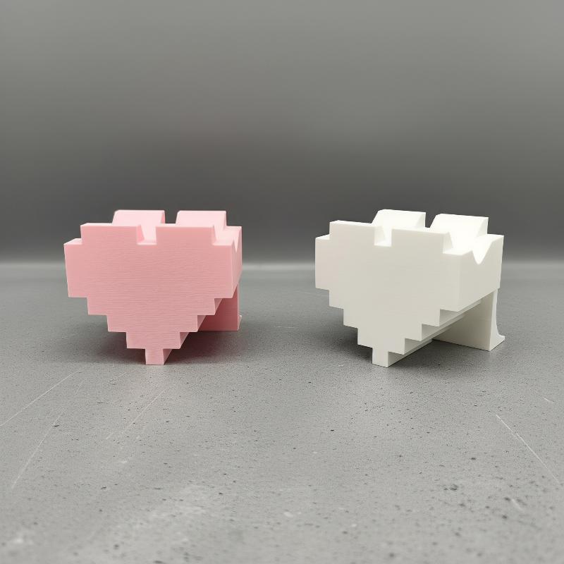 3D Print Isopropyl Alcohol - 3D Printed Heart Desktop Display Shelf