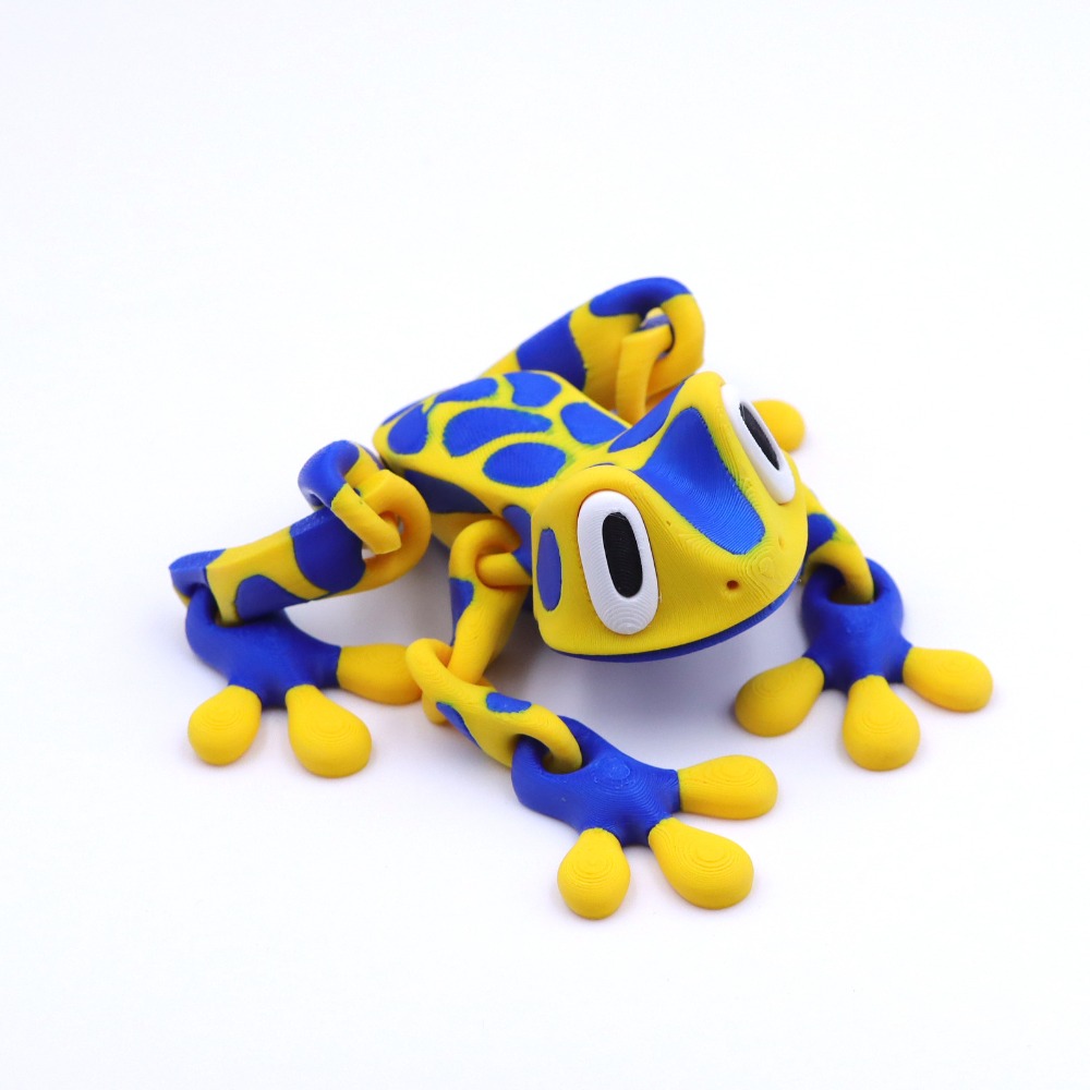3D Printing Joint - Movable Joints 3D Printed Frog Model