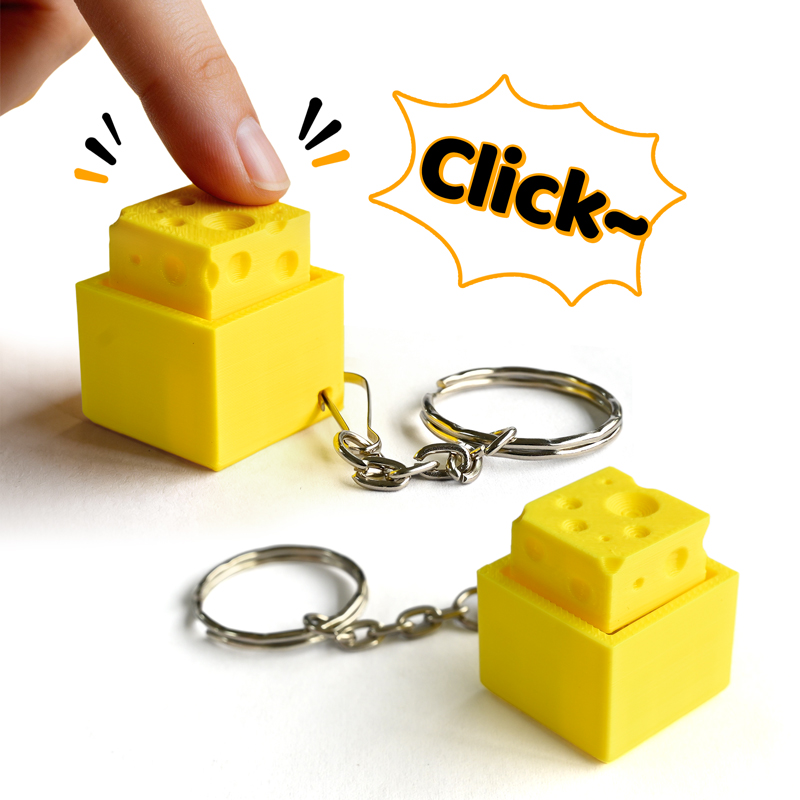 3D Printed Cheesy Key Fidget C - огляд і ціна 3D Printing Fidget Toys