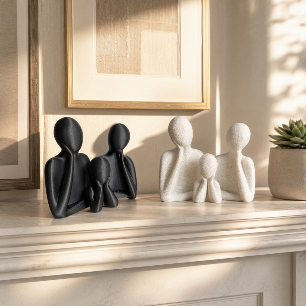Couple Embracing Sculpture Abs - огляд і ціна 3D Printing Mockup