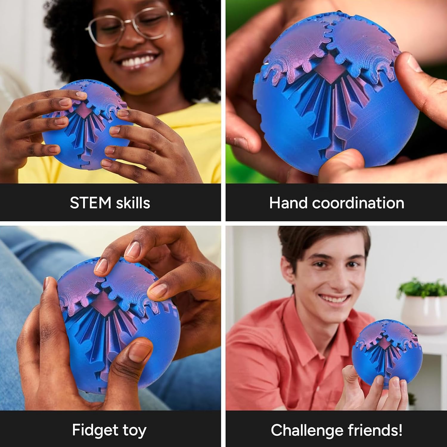 Gear Ball 3D Printed Fidget To - огляд і ціна 3D Printing Table