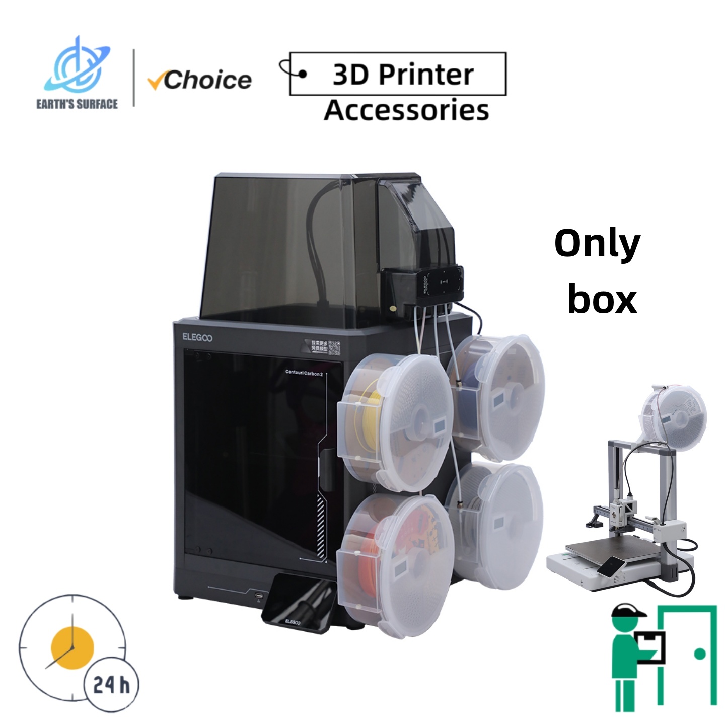 EARTH'S SURFACE Dustproof 3D P - огляд і ціна 3D Printing Housing