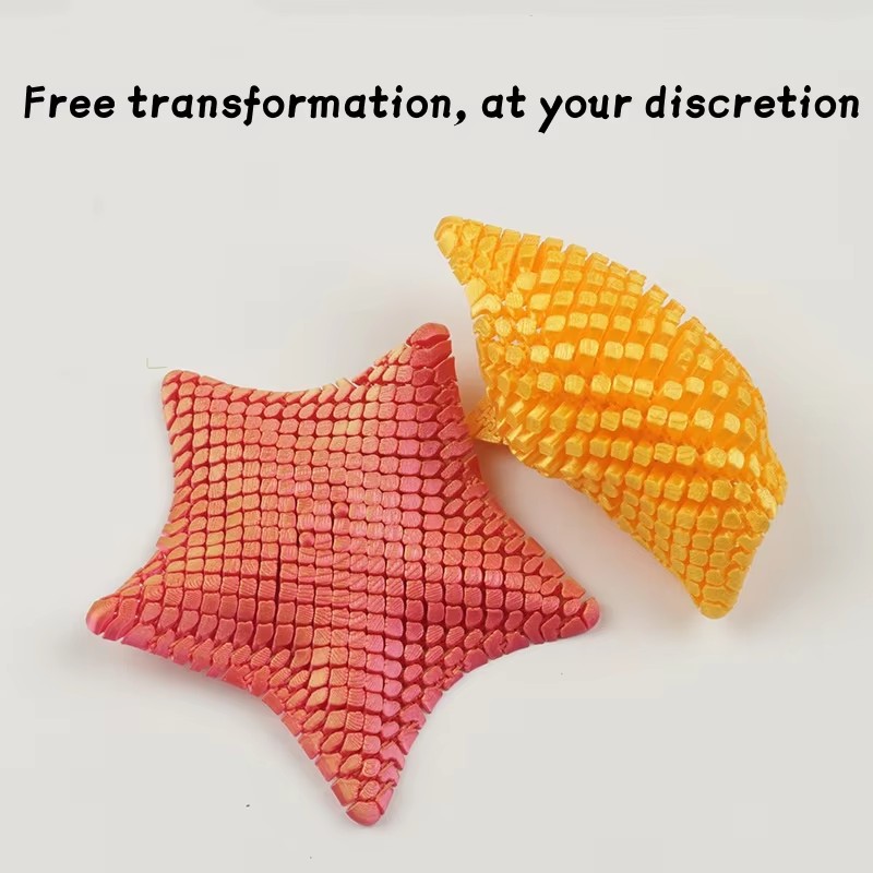 3D Printed Articulated Starfis - огляд і ціна 3D Printing Fidget Toys