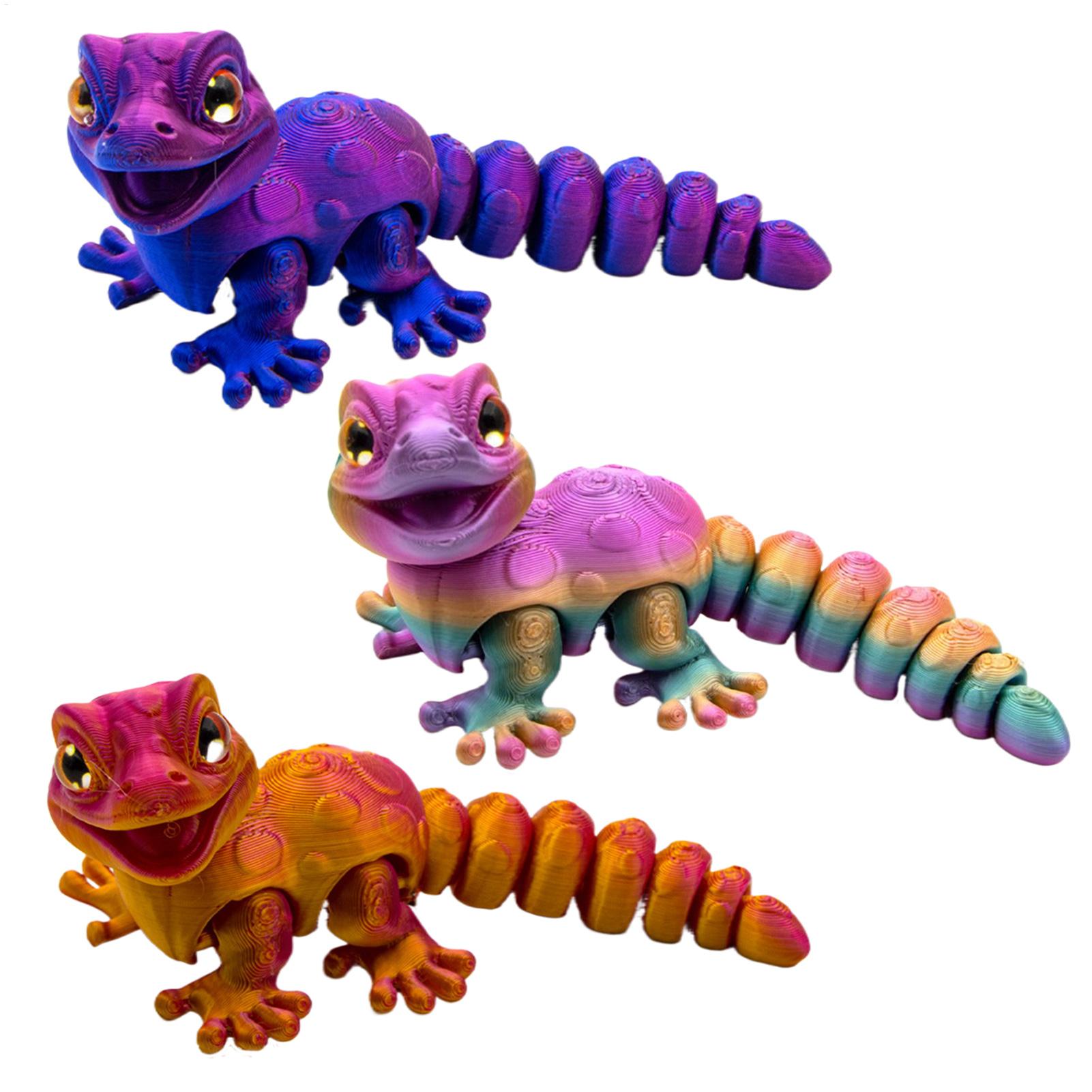 3D Printed Gecko Figurine Liza - огляд і ціна 3D Printing Mockup