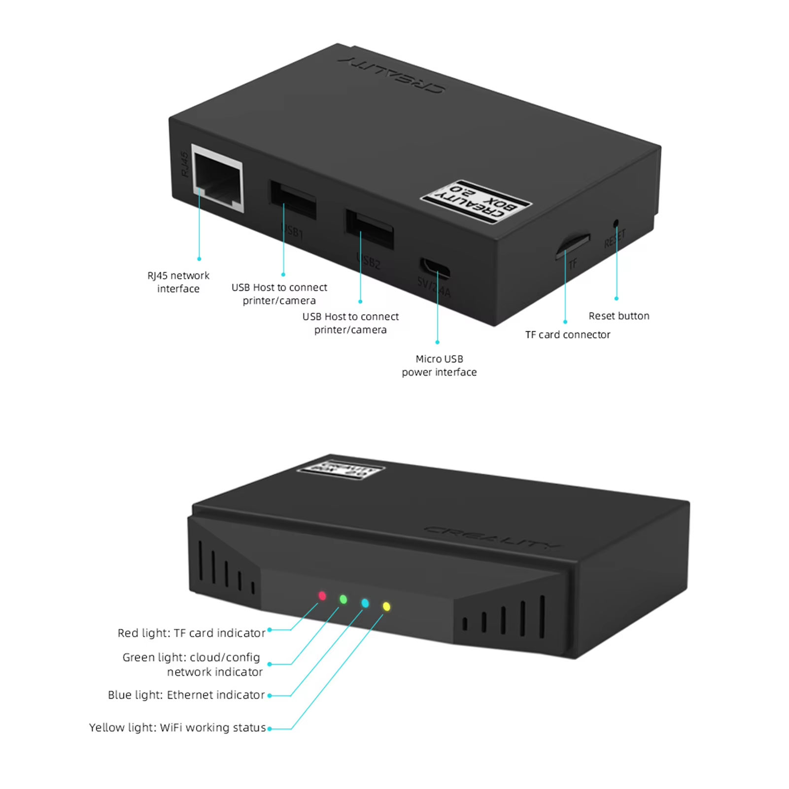Creality WiFi Box 2.0 Intellig - огляд і ціна 3D Printing Deck Box