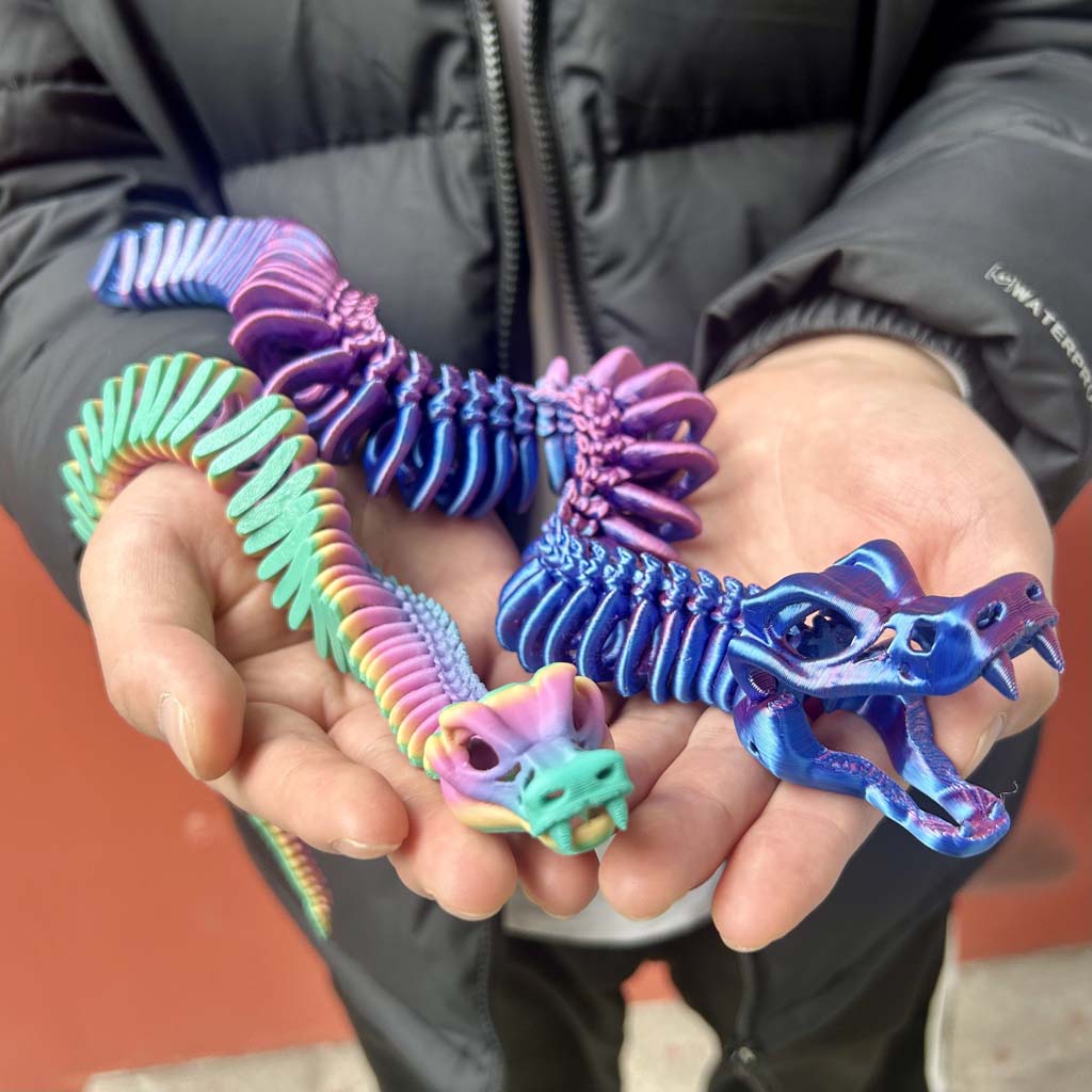 3D printed JOINT SNAKE statue, - огляд і ціна 3D Printing Mockup