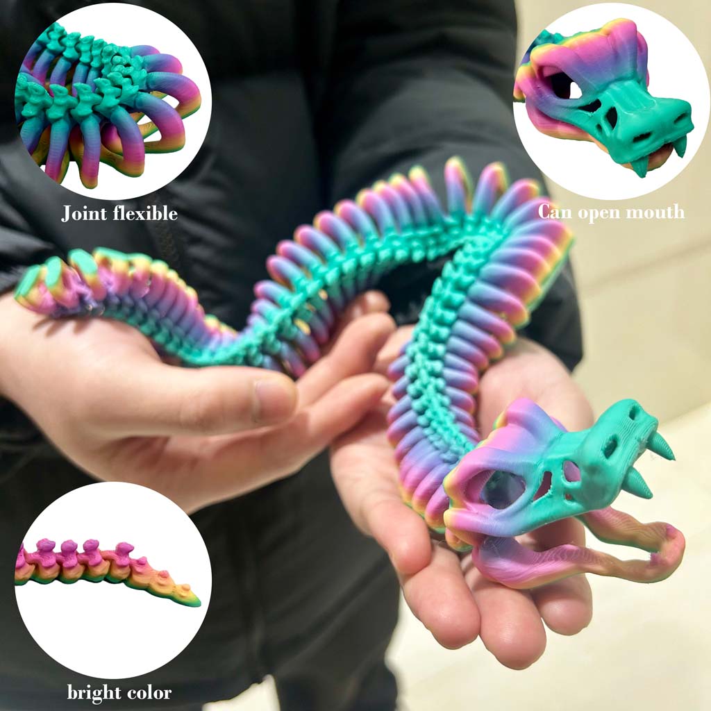 3D printed JOINT SNAKE statue, - огляд і ціна 3D Printing Mockup