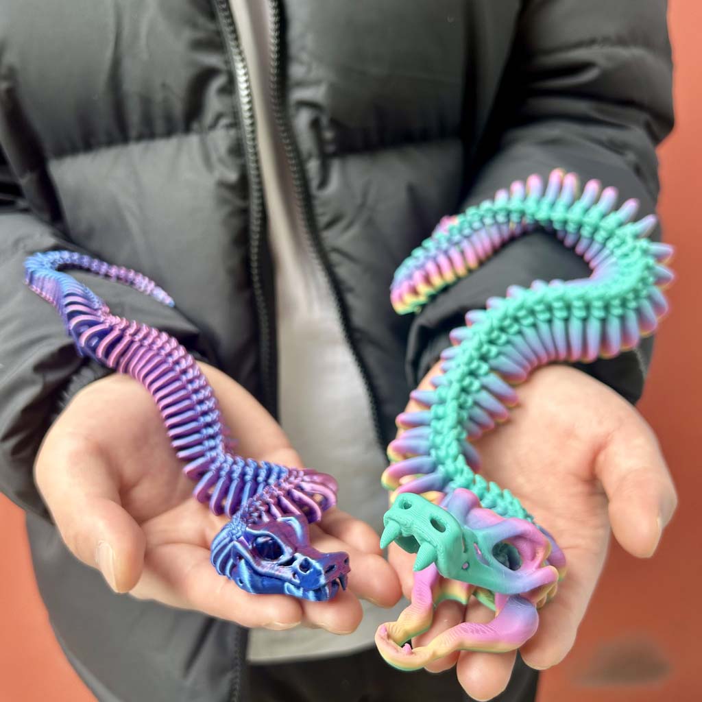 3D printed JOINT SNAKE statue, - огляд і ціна 3D Printing Mockup