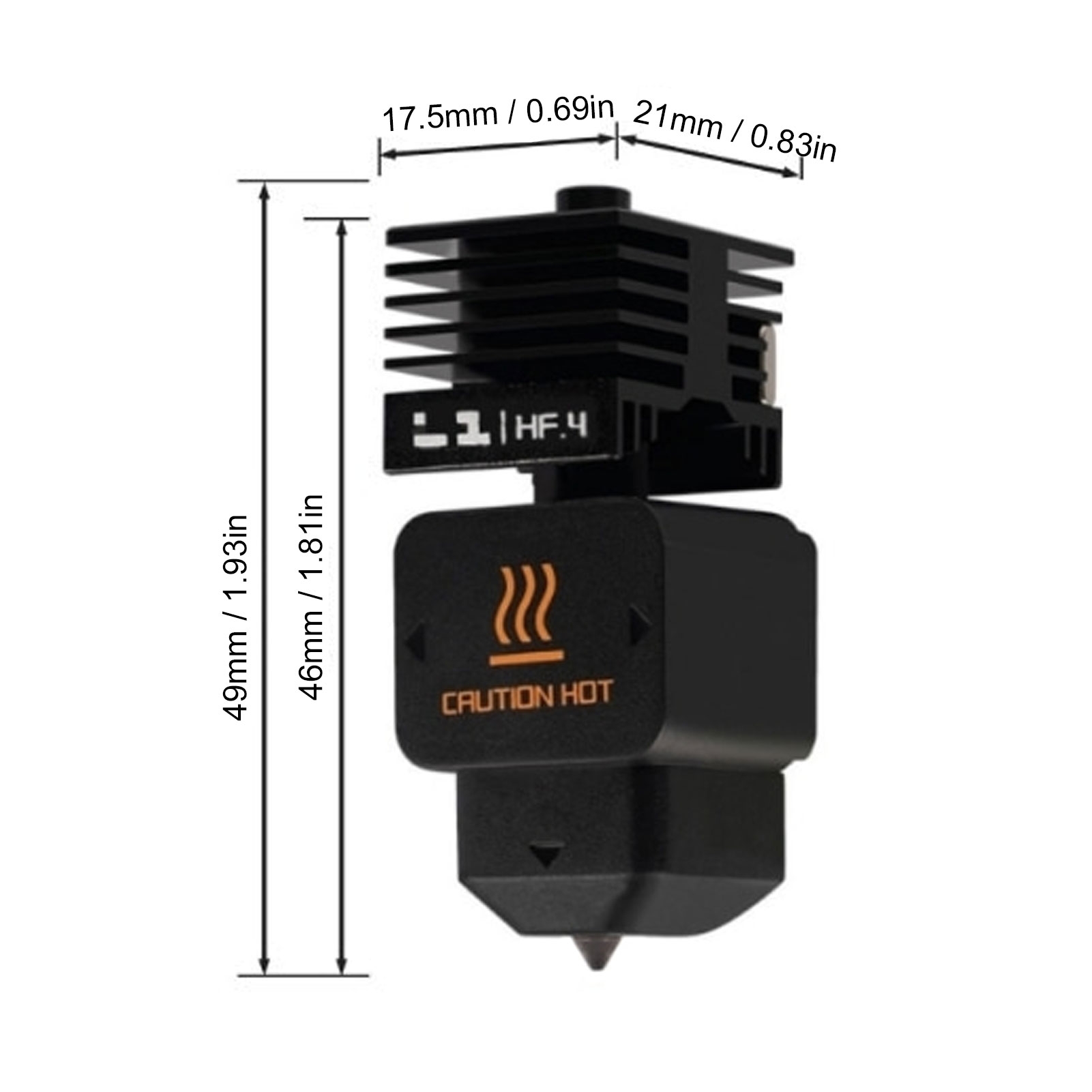 High Flow Hotend Replacement f - огляд і ціна 3D Printing Bambu Lab