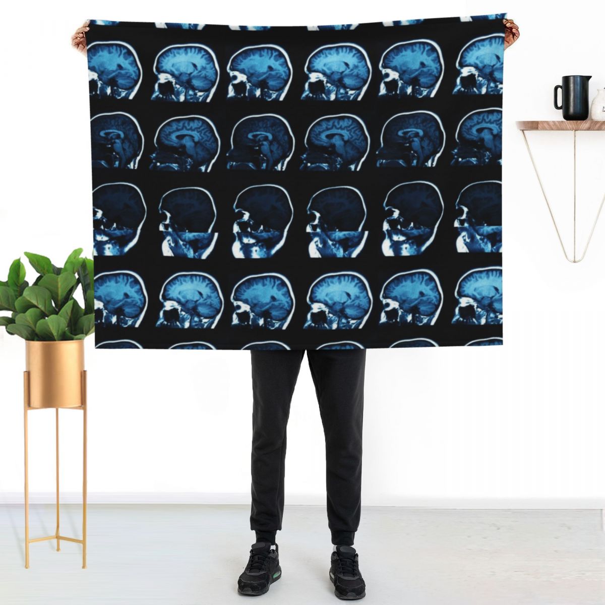 Brain MRI x-ray Throw Blanket  - огляд і ціна 3D Printing X Ray