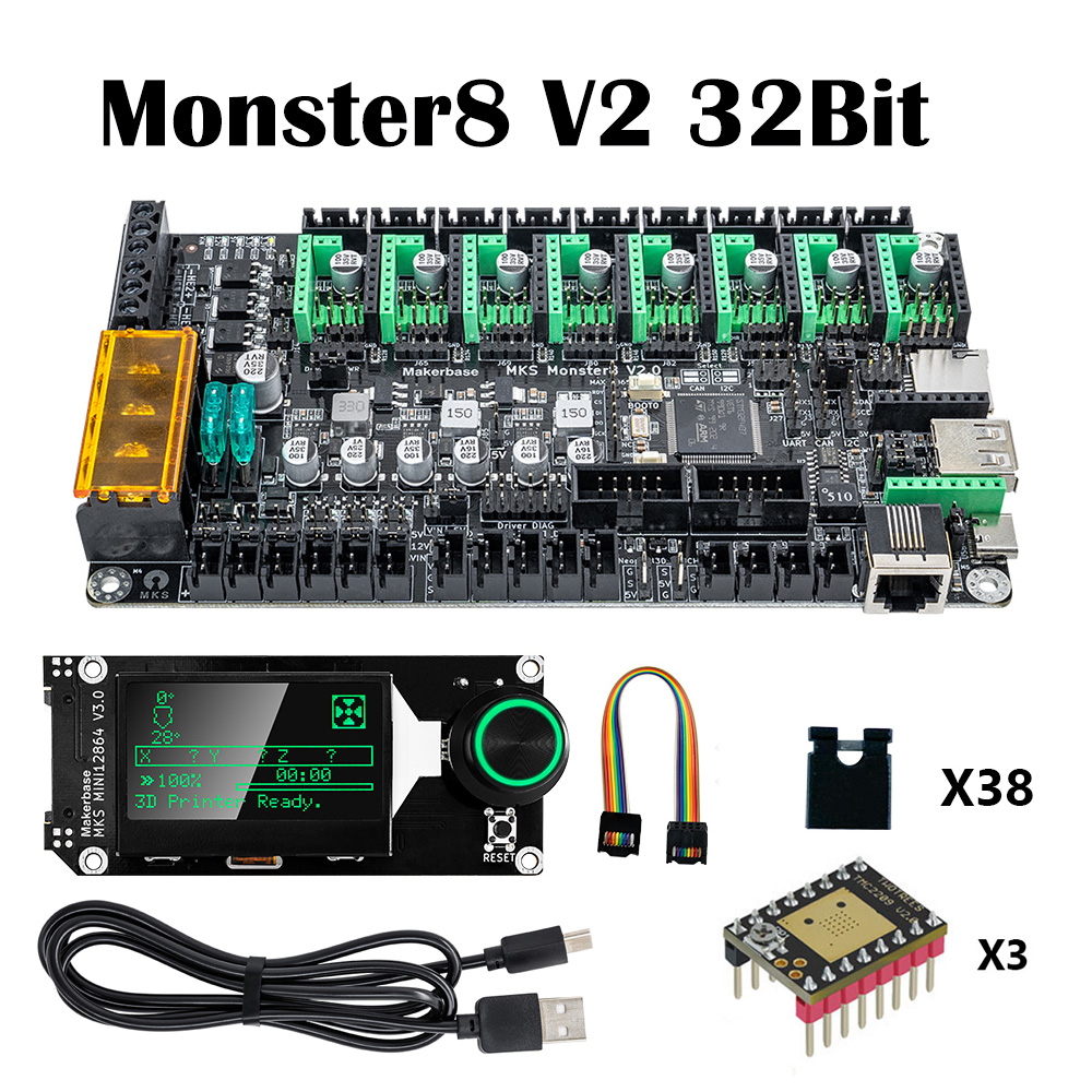Makerbase MKS Monster8 V2 32Bi - огляд і ціна 3D Printing Table