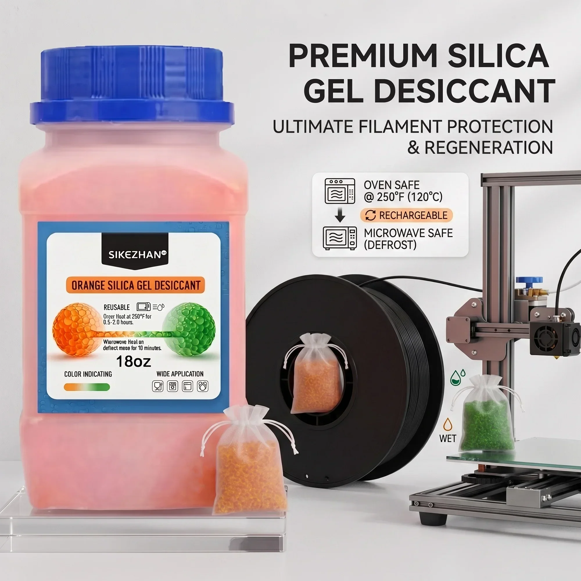 3D Printer Filament Desiccant  - огляд і ціна 3D Printing Deck Box
