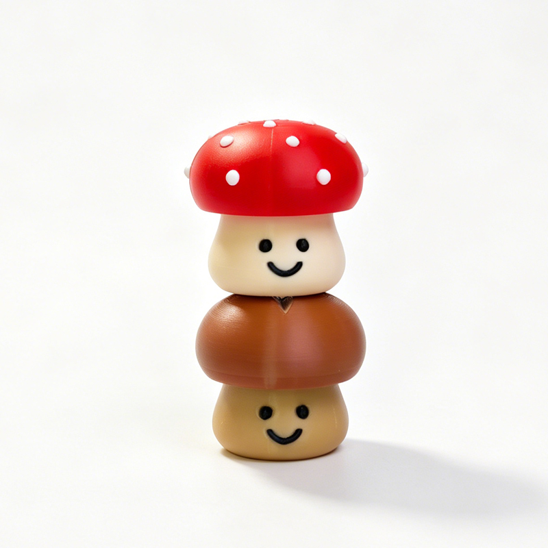 Cute Mushroom 3D Printed Click - огляд і ціна 3D Printing Fidget Toys