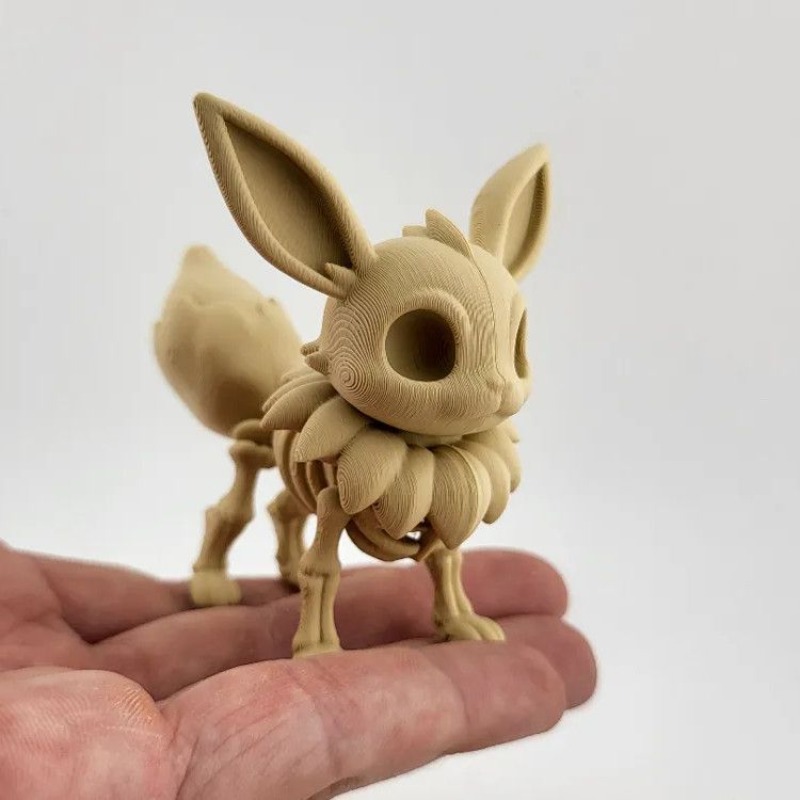 Pokémon Fossil Bone Model Eeve - огляд і ціна 3D Printing Mockup