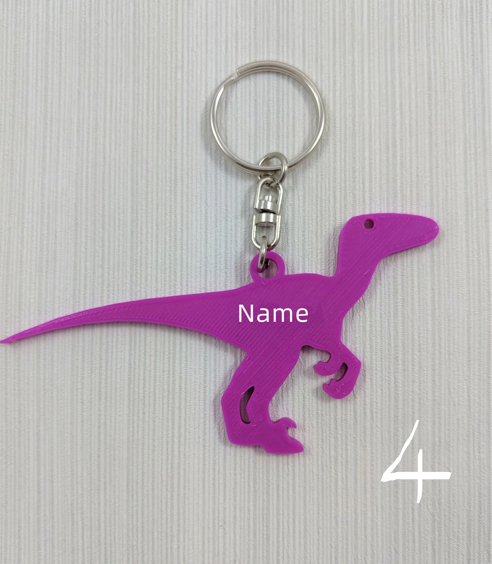 Custom Name Keychains 3D Print - огляд і ціна 3D Printing Stainless Steel