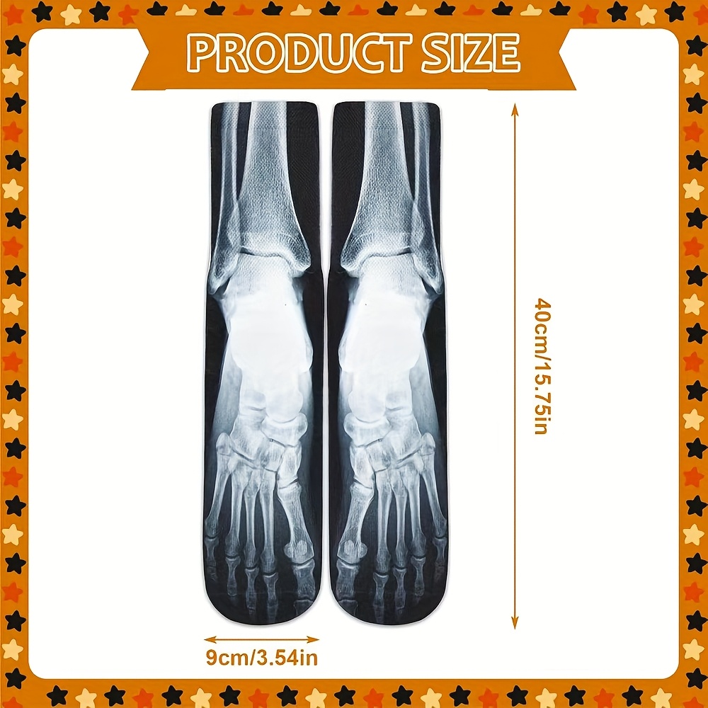 3D Skeleton X-Ray Crew Socks M - огляд і ціна 3D Printing X Ray