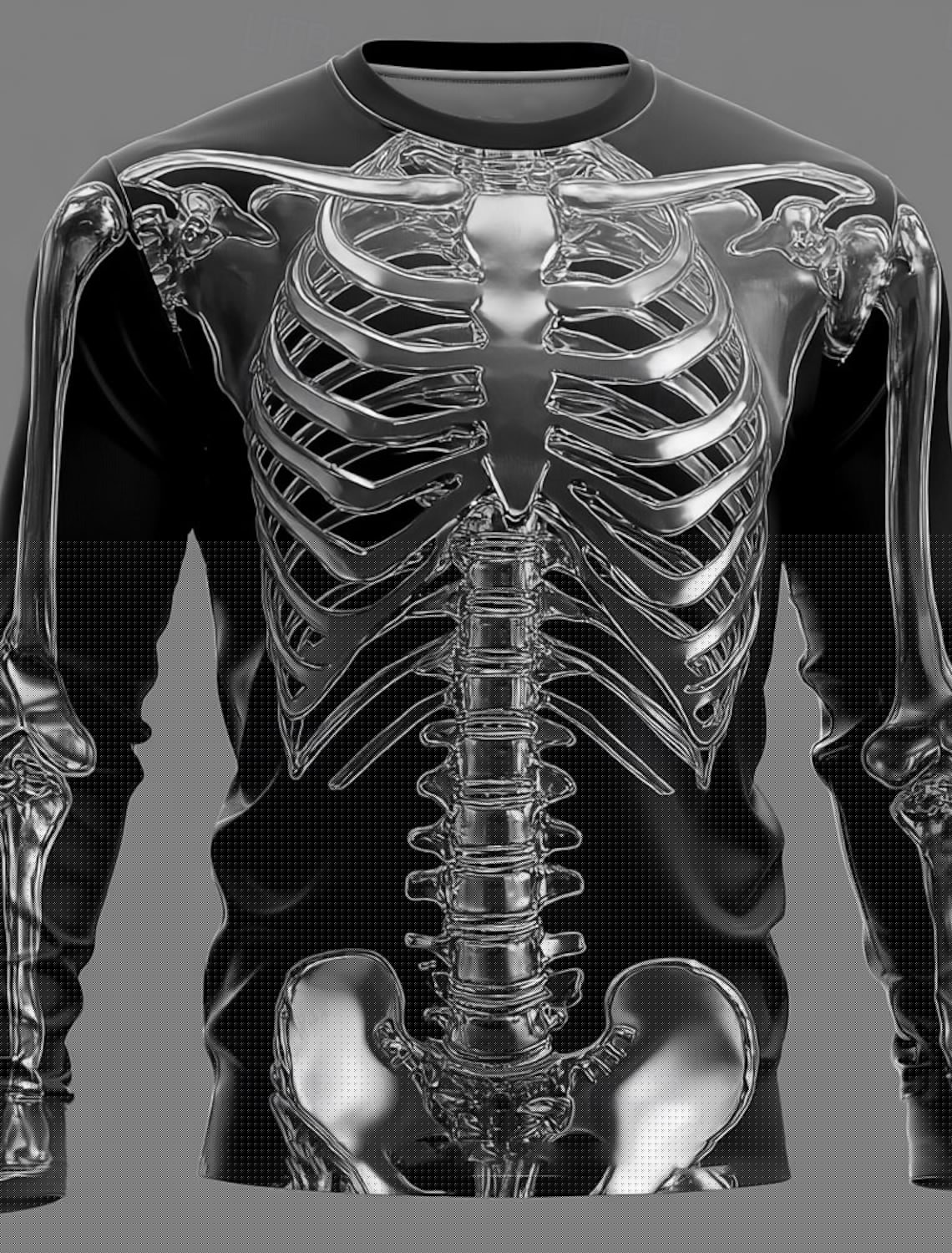 Men 3D X-Ray Skeleton Print Lo - огляд і ціна 3D Printing X Ray