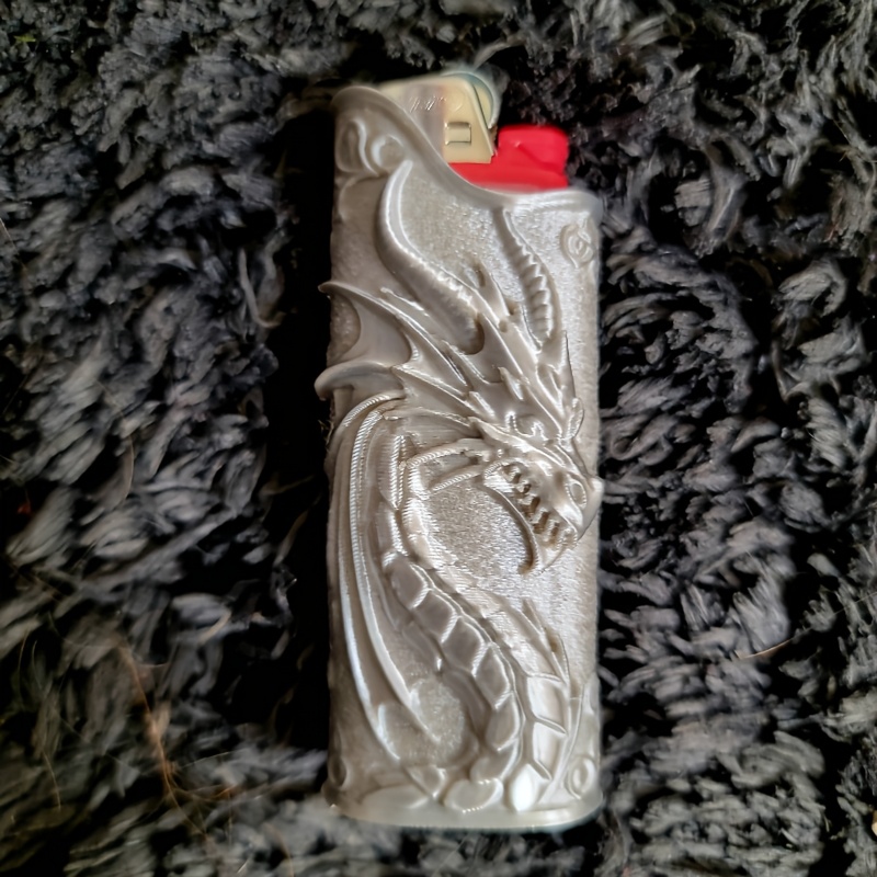 Gothic Embossed Dragon Lighter - огляд і ціна 3D Printing Housing
