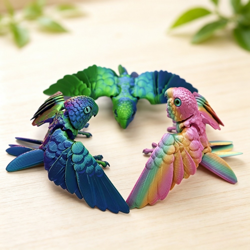3D Printed Cute Parrot Model F - огляд і ціна 3D Printing Mockup