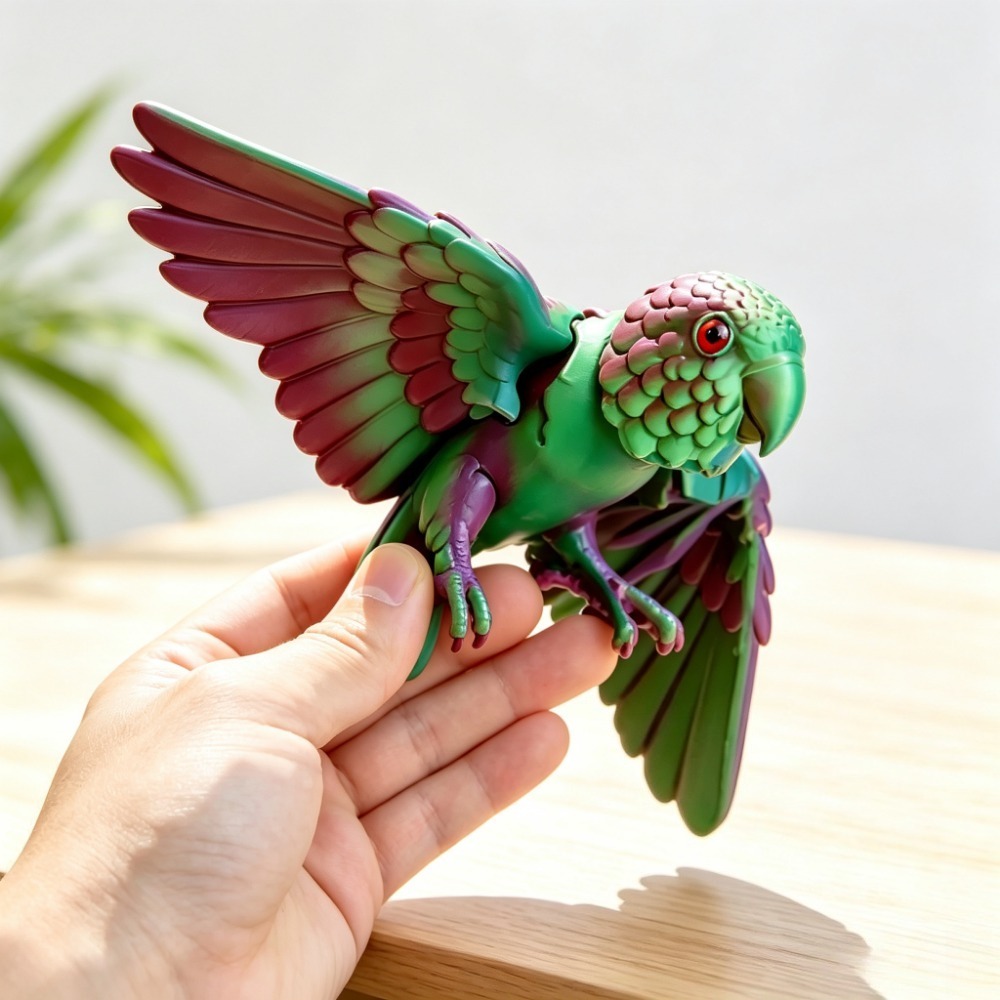 3D Printed Cute Parrot Model F - огляд і ціна 3D Printing Mockup