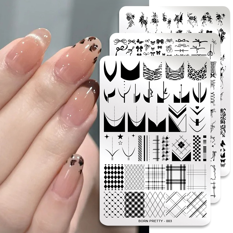 BORN PRETTY Leaves Flower Nail - огляд і ціна 3D Printing Stainless Steel