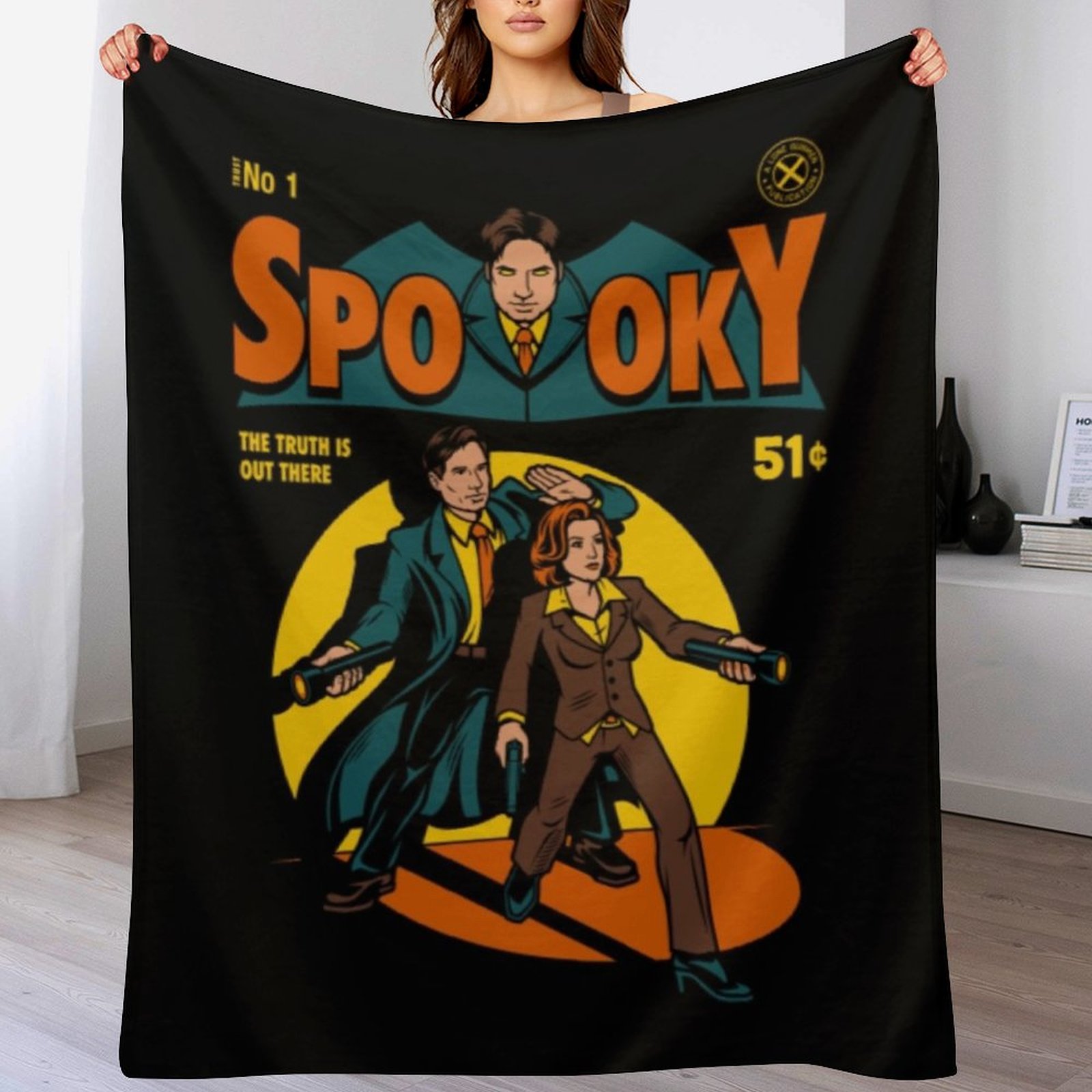 X Files, Spooky Comic Throw Bl - огляд і ціна 3D Printing File