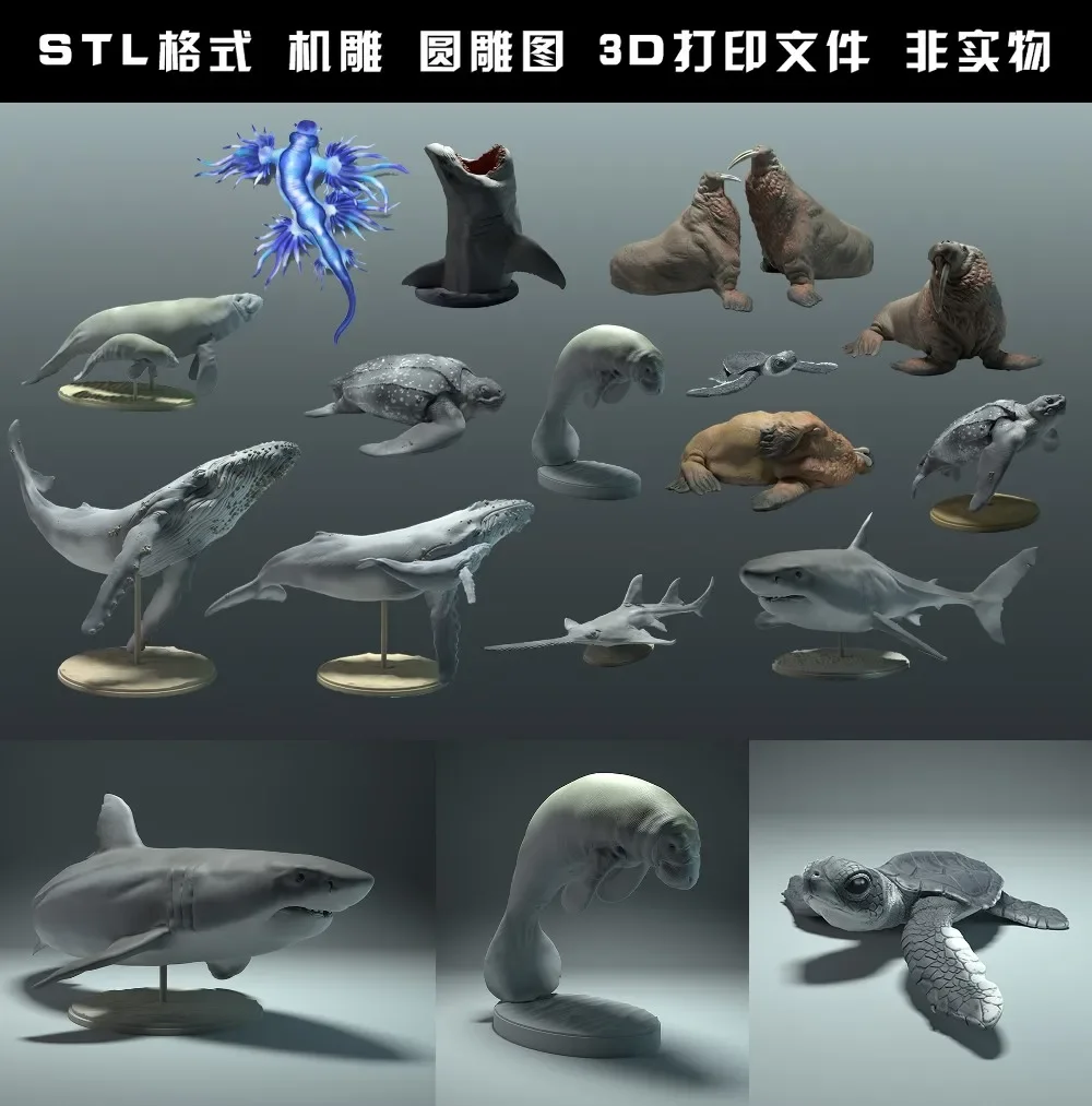 animals, polar bear, takin, wo - огляд і ціна 3D Printing File
