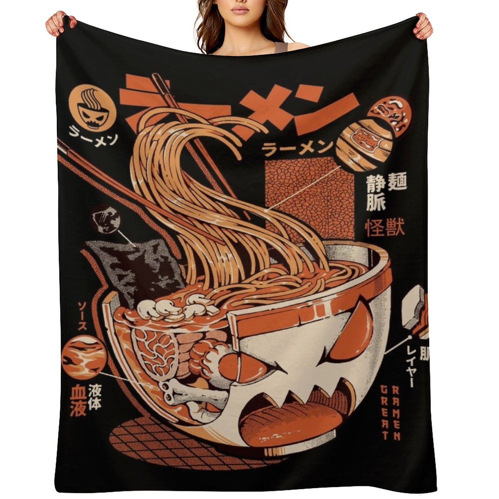 Black X-ray Great Ramen! Throw - огляд і ціна 3D Printing X Ray
