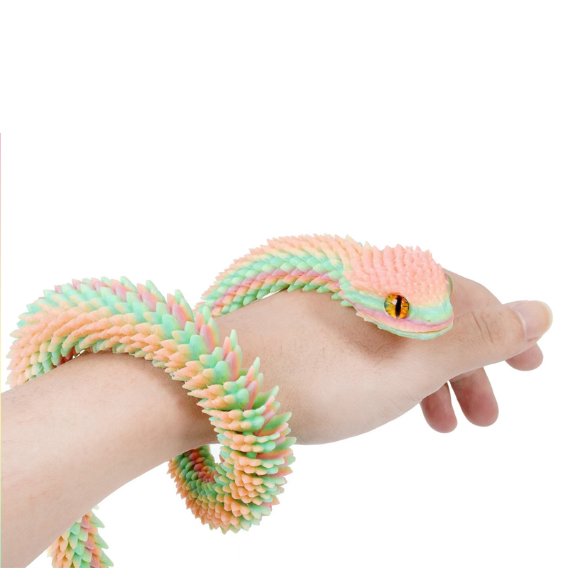 3D Printed Snake Movable Joint - огляд і ціна 3D Printing Fidget Toys
