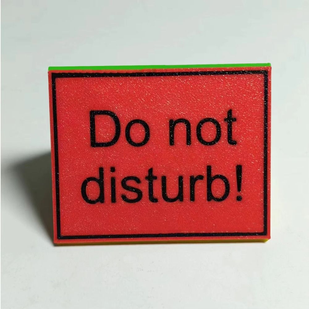 3-Sided Do Not Disturb Table S - огляд і ціна 3D Printing Table