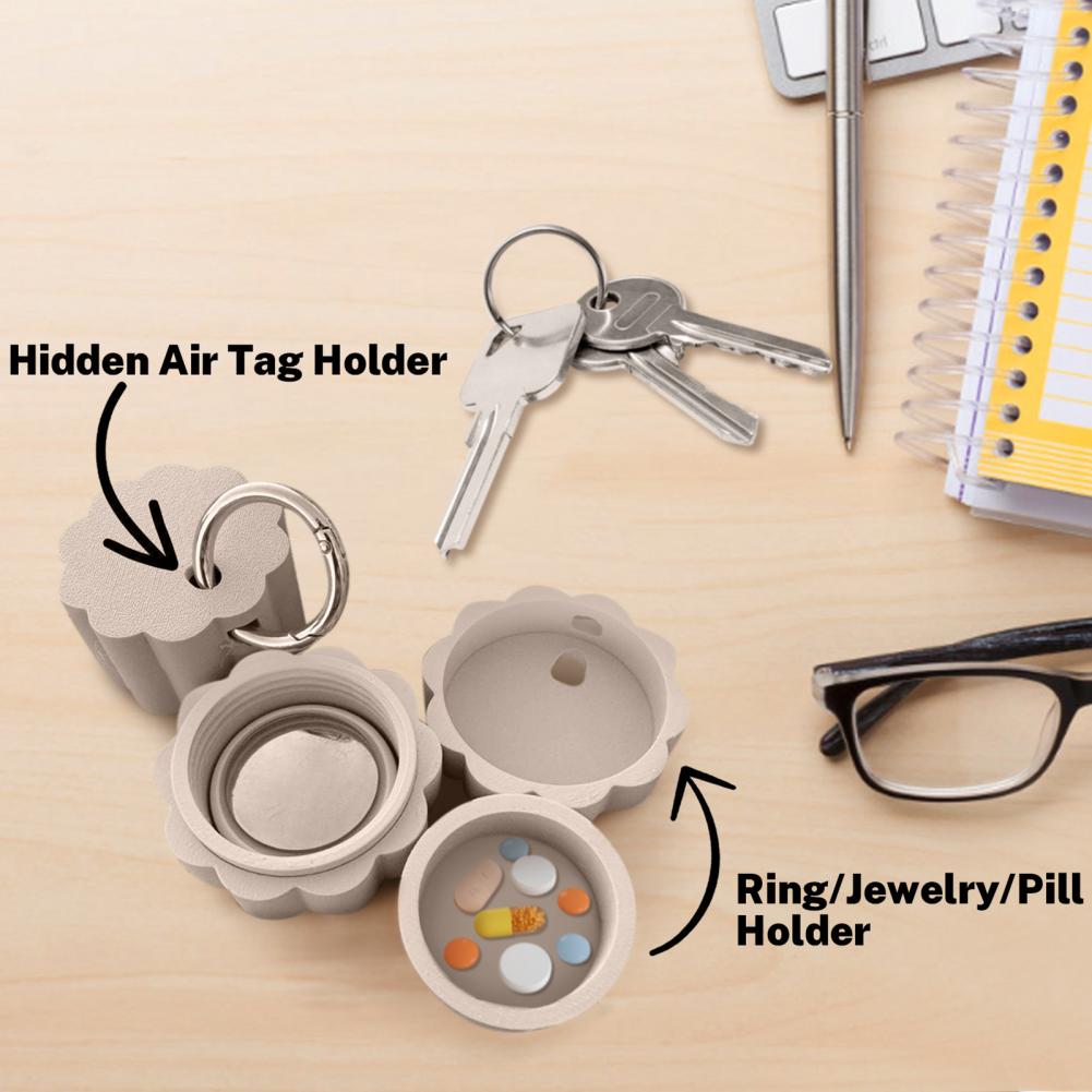 Keychain Pill Box Waterproof C - огляд і ціна 3D Printing Stainless Steel