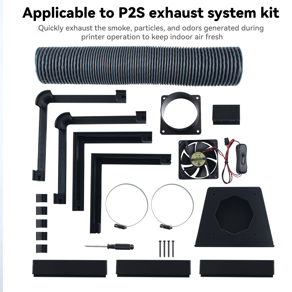 External Exhaust Fan Kit for B - огляд і ціна 3D Printing Bambu Lab