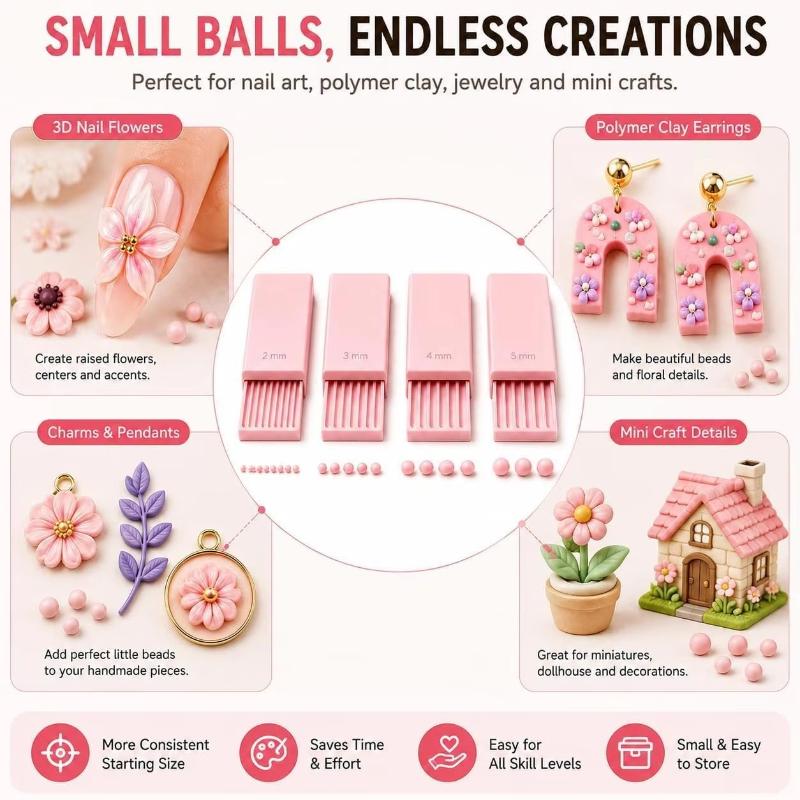 #Nail Art Bead Roller 4PCS Kit - огляд і ціна 3D Printing Design Maker