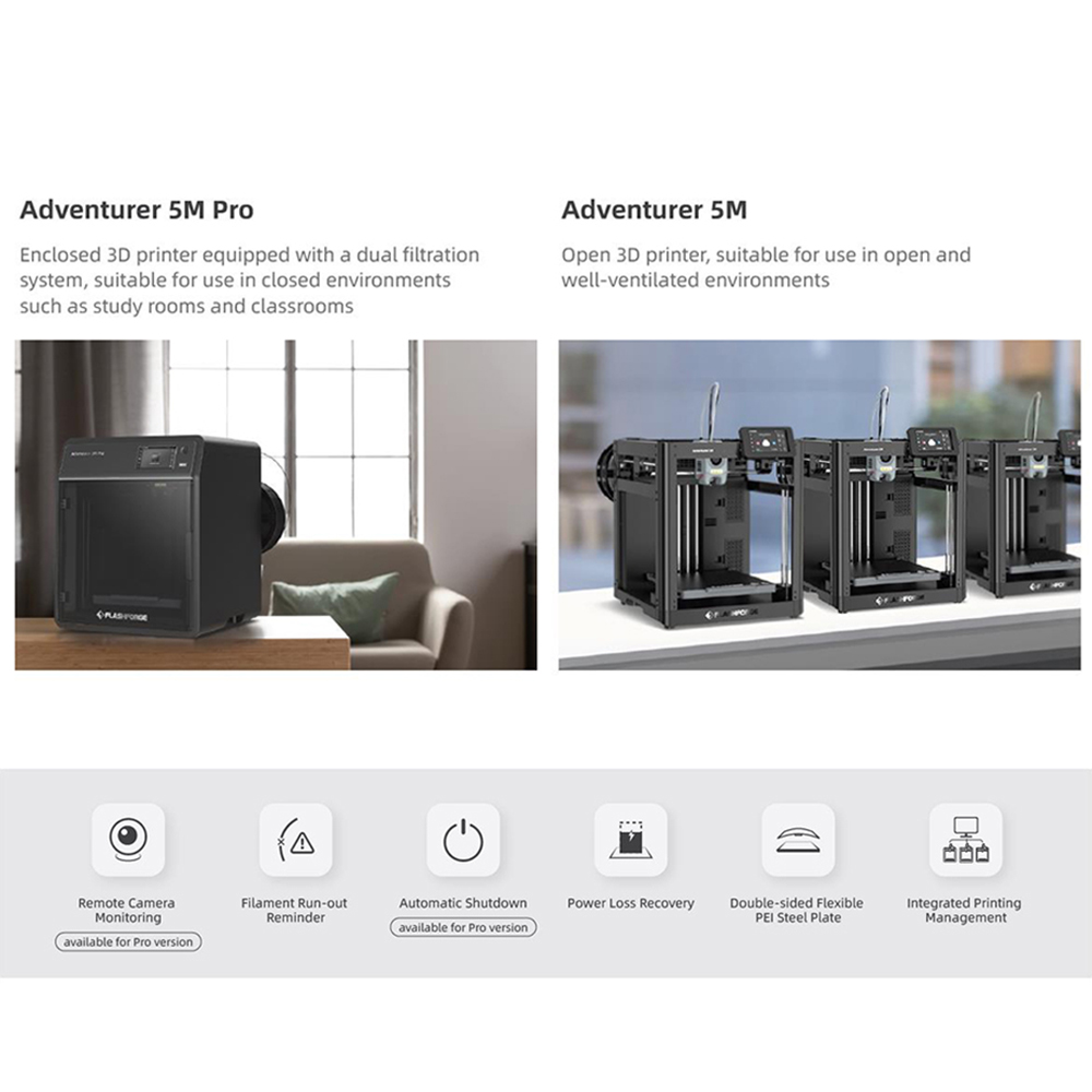 Flashforge Adventurer 5M Pro 3 - огляд і ціна 3D Printing File